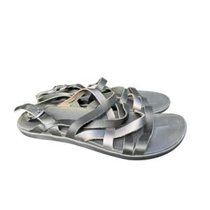 Olukai Awe Awe Strappy Leather Sandal Women size 9
